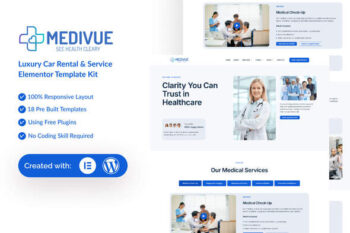 Medivue - Healthcare & Medical Services Elementor Template Kit