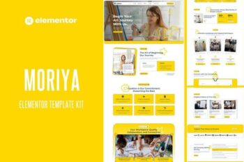 Moriya - Art Community Elementor Template Kit