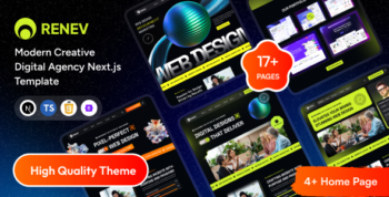 Renev - Modern Creative Digital Agency Next.js Template