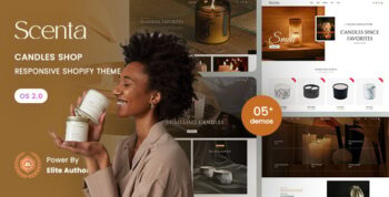 Scenta - Candles Shop Responsive Shopify 2.0 Theme