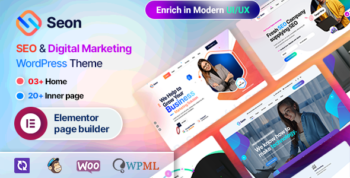 Seon - SEO & Digital Marketing WordPress Theme