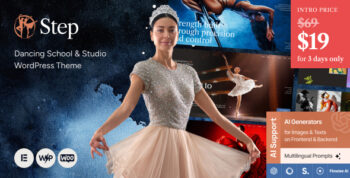 Step - Dancing School & Studio WordPress Theme
