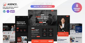 Agence - Digital Agency Full Site Editing WordPress Block Theme