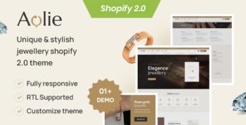 Aolie - Unique & Style Jewellery Shopify 2.0 Theme