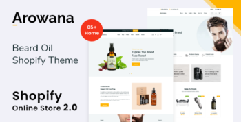 Arowana - Beard Oil Shopify Theme OS 2.0