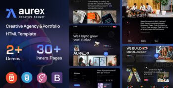 Aurex - Creative Agency & Portfolio HTML Template