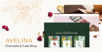 Avelina - Chocolate and Cake Shop WordPress Theme