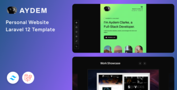 Aydem - Creative Personal Laravel 12 & Tailwind CSS Template