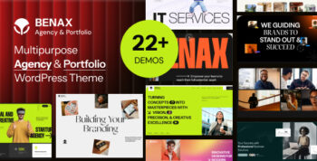 Benax - Creative Portfolio & Digital Agency WordPress Theme