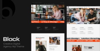 Black - Creative Digital Agency WordPress Theme