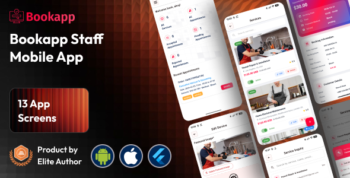 Bookapp - Staff Mobile App for Service & Appointment Booking Management (Flutter)