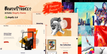 BrushStrokes - Shopify Crafts, Handmade Art Store