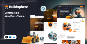 Buildsphere - Construction & Building Agency WordPress Theme