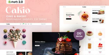 Cakio - Cake & Bakery Responsive Shopify 2.0 Theme