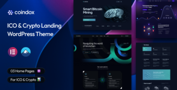Coindox - ICO & Crypto Landing WordPress Theme