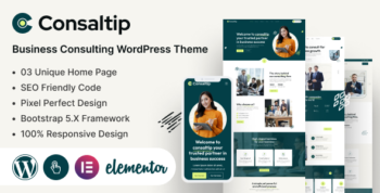 Consaltip – Business Consulting WordPress Theme