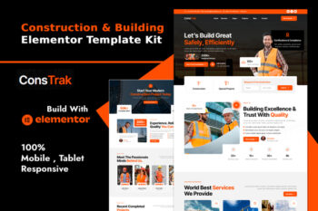 Constrak - Construction & Building Elementor Template Kit