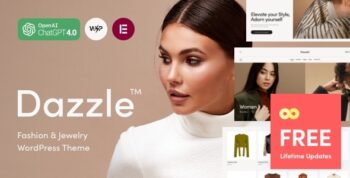 Dazzle - Fashion Jewelry Store WordPress Theme