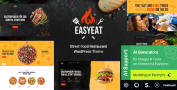 EasyEat - Fast Food Delivery & Courier Theme