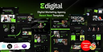 Edigital - Digital Marketing Agency React Next Template