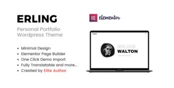 Erling - Personal Portfolio WordPress Theme