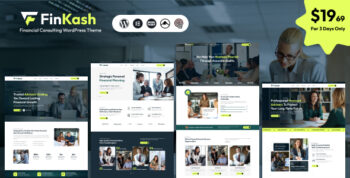 Finkash - Finance Consulting Wordpress Theme