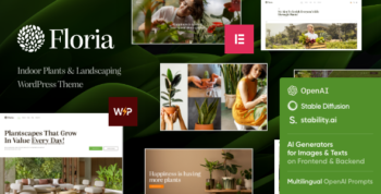 Floria — Flowers, Gardening & Landscaping WordPress Theme