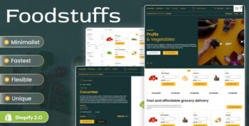 Food Stuffs - Organic Food & Agriculture Shopify 2.0 Store