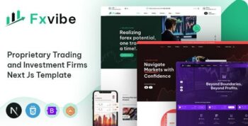 FXvibe - Forex Prop Firm React Next Js Template