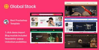 Global Stock - Jewellery Electronics Bakery Vegitable Prestashop Store