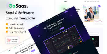 GoSaaS - SaaS & Software Laravel Template