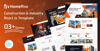HomeRise – Construction & Industry React Js Template
