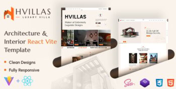 Hvillas - Architecture & Interior React Vite Template