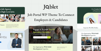 Joblet - Job Recruitment Services WordPress Theme