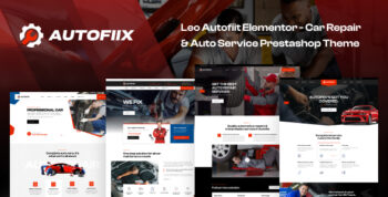 Leo Autofiix Elementor - Car Repair & Auto Service Prestashop Theme