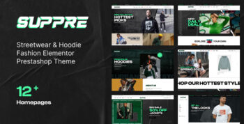 Leo Suppre - Streetwear & Hoodie Fashion Elementor Prestashop Theme