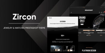 Leo Zircon - Jewelry & Watches Prestashop Theme