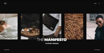 Manifesto - Creative Portfolio WordPress Theme