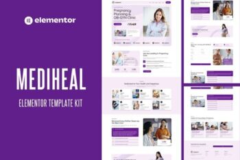 Mediheal - Pregnancy & OB-GYN Clinic Elementor Pro Template Kit