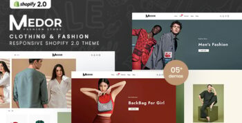 Medor - Clothing & Fashion Shopify 2.0 Theme