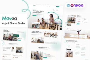 Movea - Yoga & Pilates Studio Elementor Template Kit