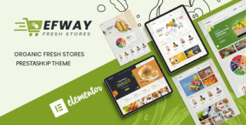 Organic Elementor -  Fresh Food Mart Prestashop Theme