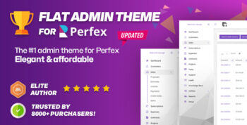 Perfex CRM Flat Admin Theme - Clean & Smart Admin Interface