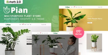 Pian - MultiPurpose Plant Store Shopify 2.0 Theme