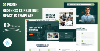 Prozen - Business Consulting React JS Template