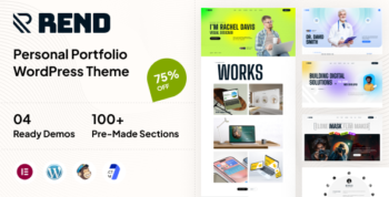 Rend – Personal Portfolio WordPress Theme