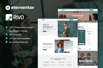 Rivo -  Life Coach and Consulting Elementor Template Kit