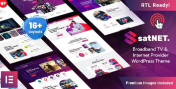 Satnet - Internet Provider WordPress Theme