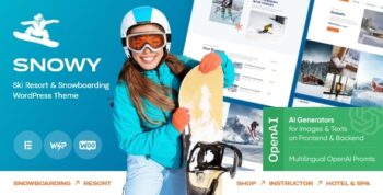 Snowy - Ski & Snowboarding Resort WordPress Theme