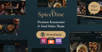 SpiceDine - WordPress Theme For Hotels & Restaurants